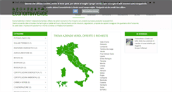 Desktop Screenshot of economiaverde.it